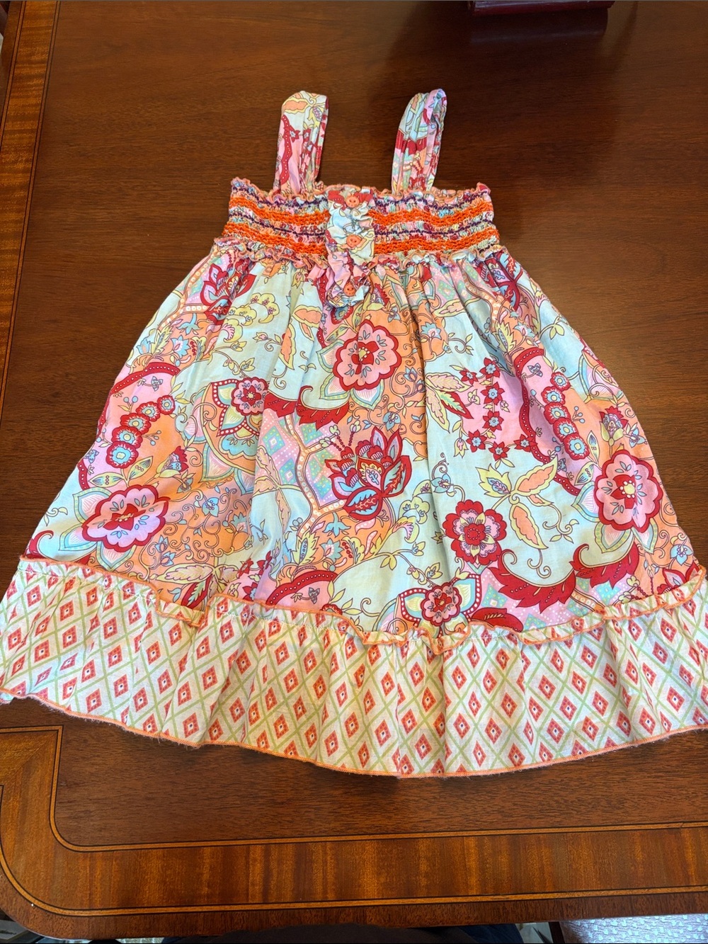 Pink Tangerine by Nay dress for toddlers, 5T